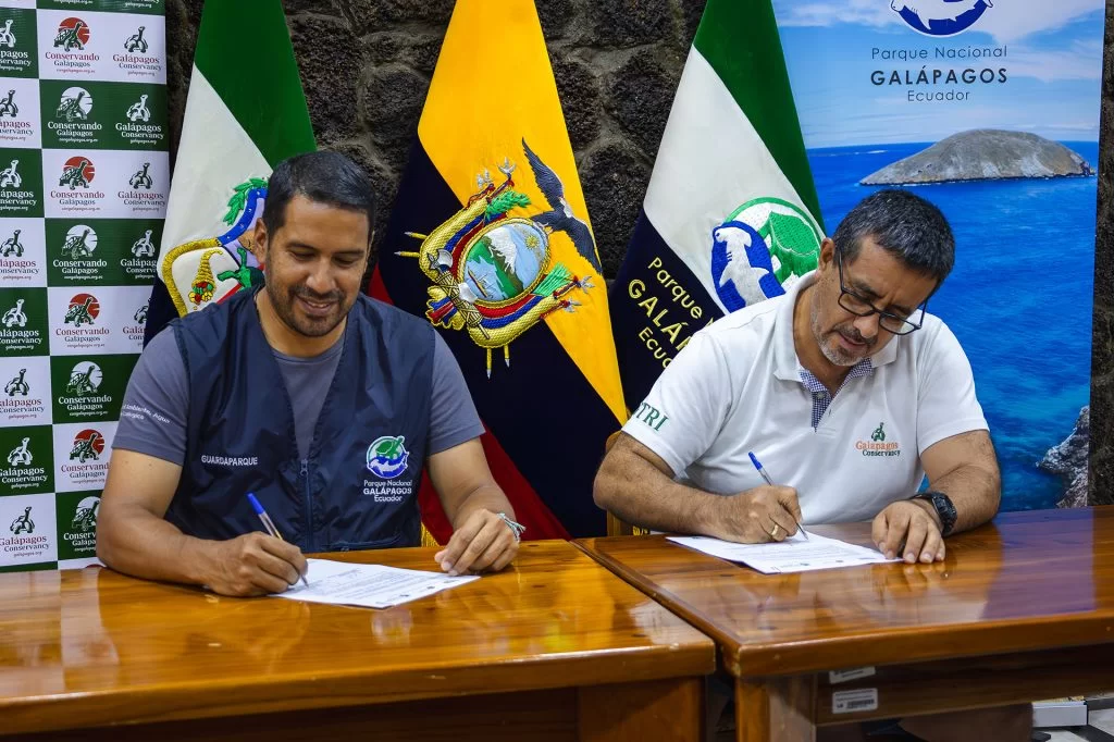 we renew our commitment with galapagos national park