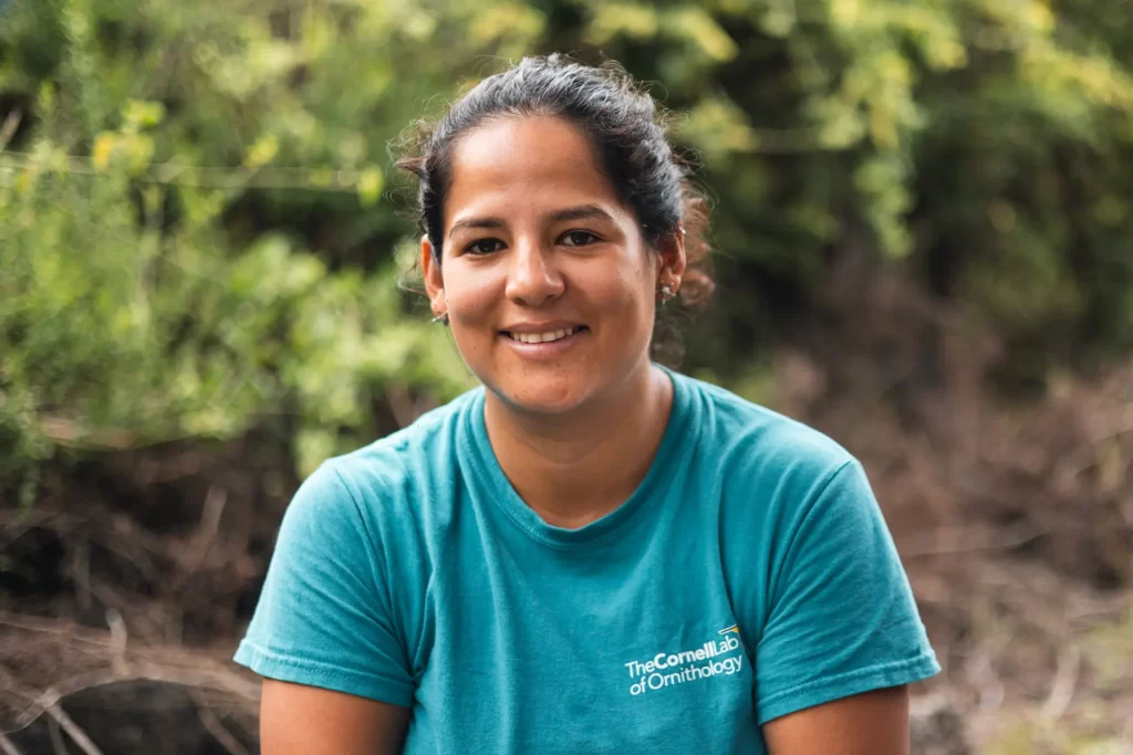 Diana Loyola, Biologist in Ecology and Management, resides on Santa Cruz Island, and leads a key investigation on avian pox, contributing to the understanding and control of this disease.