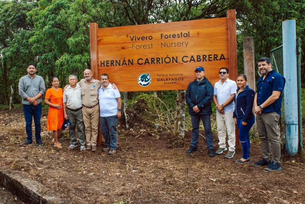 new name for the Forest Nursery of Galápagos National Park