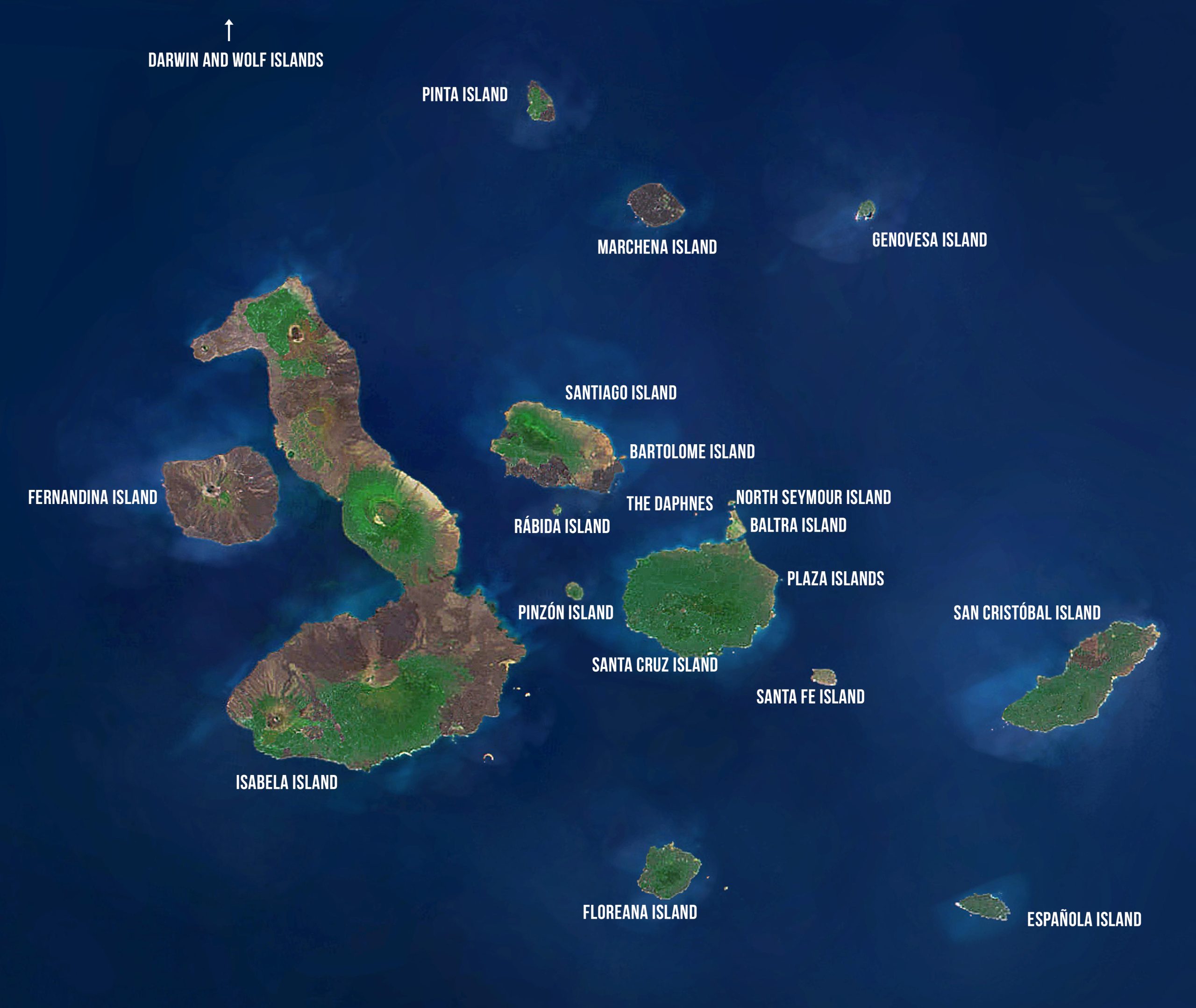 Galapagos Islands Map