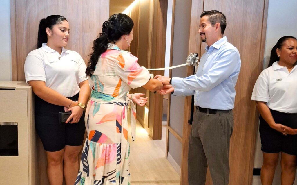 Inaugural welcome to the Hermes Catamaran